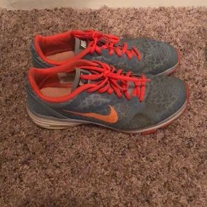 Nike Dual Fusion TR - blue leopard